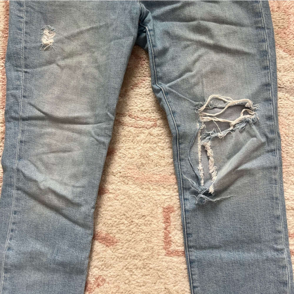 Madewell Women's The Perfect Vintage Straight Leg Jeans - Light Blue size 28 - Picture 3 of 6